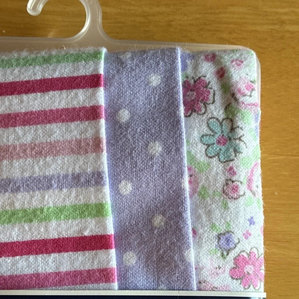 Gerber 3-Pack Cotton Flannel Burp Cloths 14x20 Multicolor